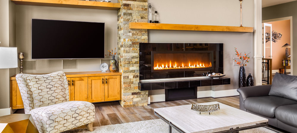 Kingsman fireplaces add ambience to any room! Call Fitch Specialties today!